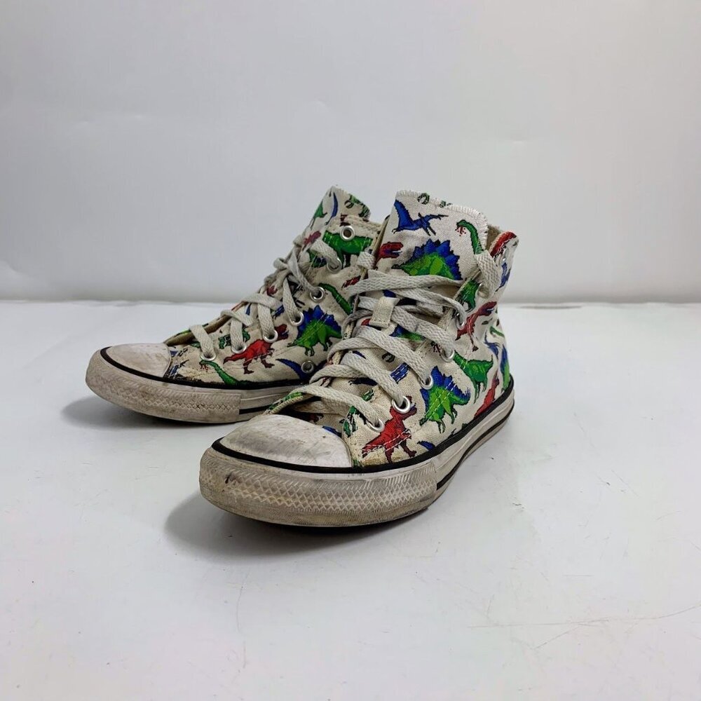 Converse Chuck Taylor‎ Kids All Star Hi T-Rex Stegosaurus Dino Sneaker Size 3